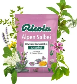 Ricola Ohne Zucker Alpen Salbei 75 G Bonbons
