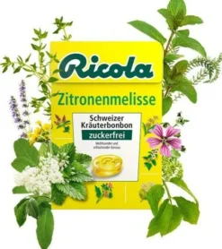 Ricola Ohne Zucker Box Zitronenmelisse Bonbons 50 G Bonbons