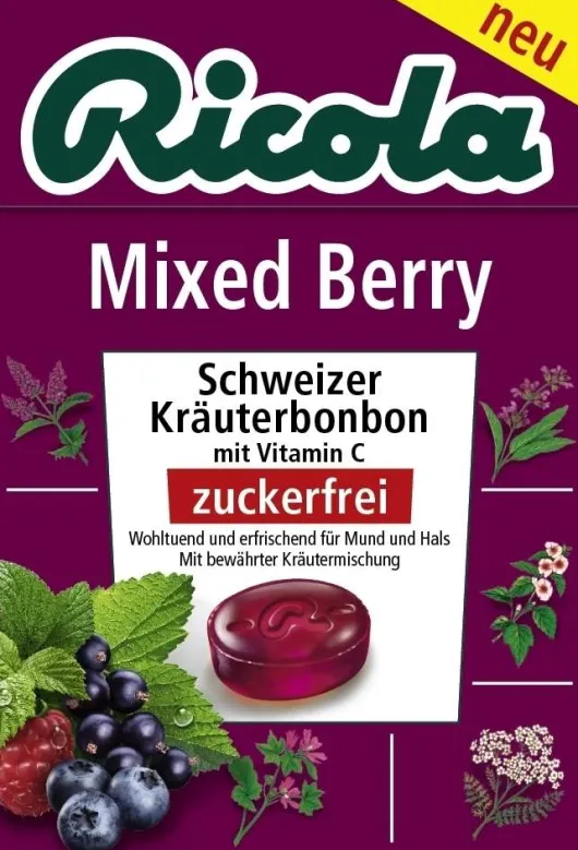 Ricola O.Z. Box Mixed Berry Bonbons