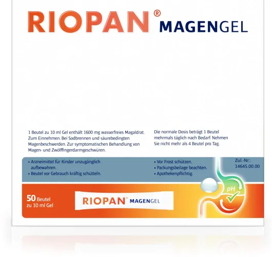 Riopan Magen Gel Stick - Pack 50 x 10 ml