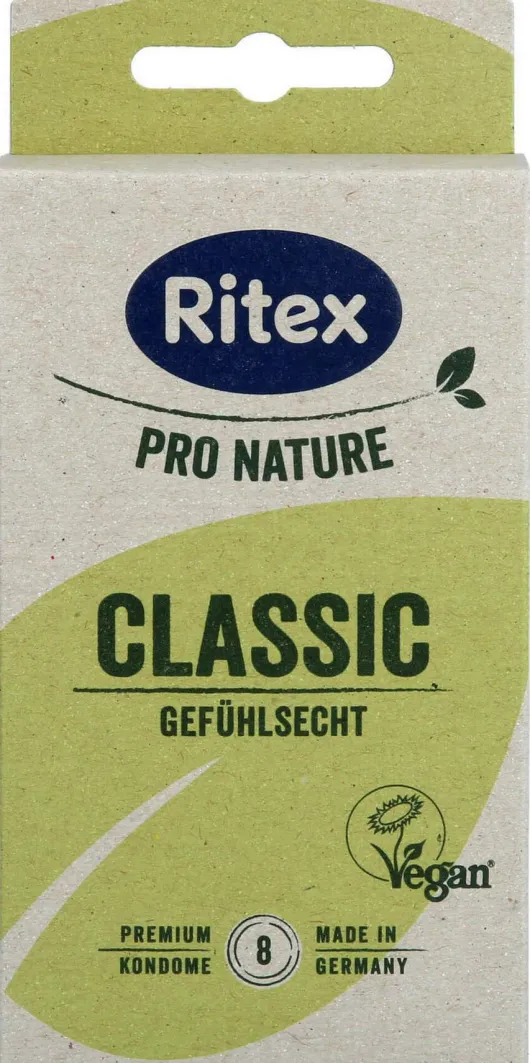 Ritex Pro Nature Classic Vegan Kondome 8 Stück