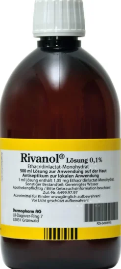 Rivanol Lösung 0,1% 500 ml