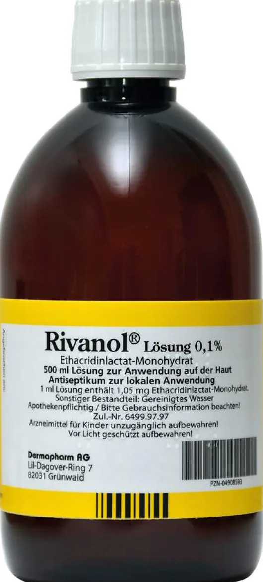 Rivanol Lösung 0,1% 500 ml