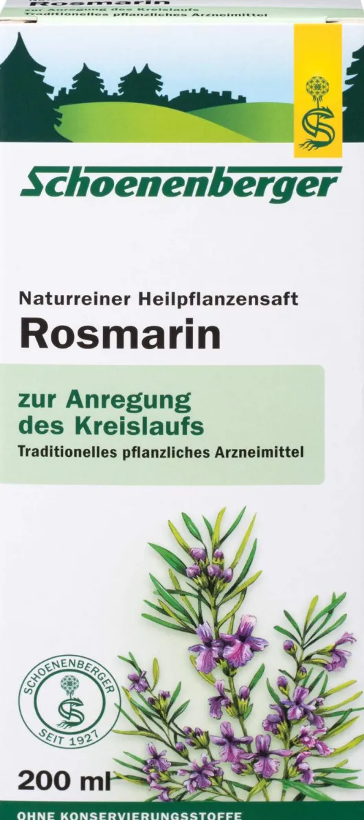 Rosmarin Saft Schoenenberger 200 ml