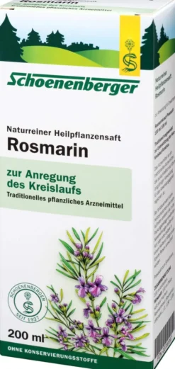 Rosmarin Saft Schoenenberger 200 ml