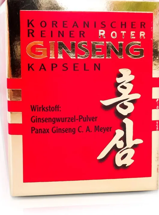 Roter Ginseng 300 mg Kapseln