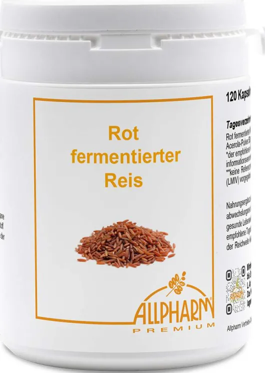 Rot Fermentierter Reis Allpharm Premium Kapseln 120 Stück