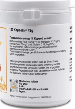 Rot Fermentierter Reis Allpharm Premium Kapseln 120 Stück