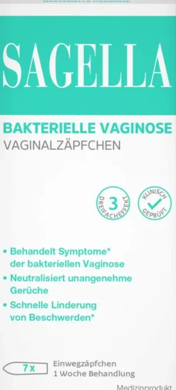 Sagella Bakterial Vaginosis Vaginalzäpfchen 7 Stück