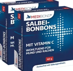 Salbei Bonbons zuckerfrei Medibond 2 x 40 g Bonbons