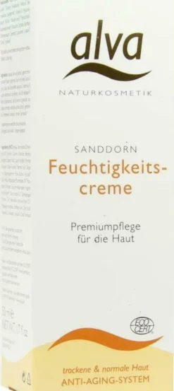 Sanddorn Kosmetik Feuchtigkeitscreme Alva