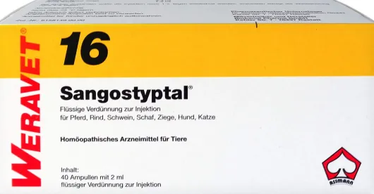 Sangostyptal 16 Ampullen vet. 4 X 10 X 2 ml