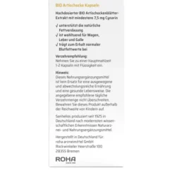 Sanhelios Bio Artischocke 100 Kapseln