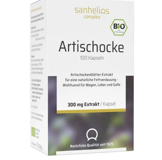 Sanhelios Bio Artischocke 100 Kapseln