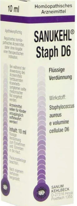Sanukehl Staph D6 10 ml Tropfen