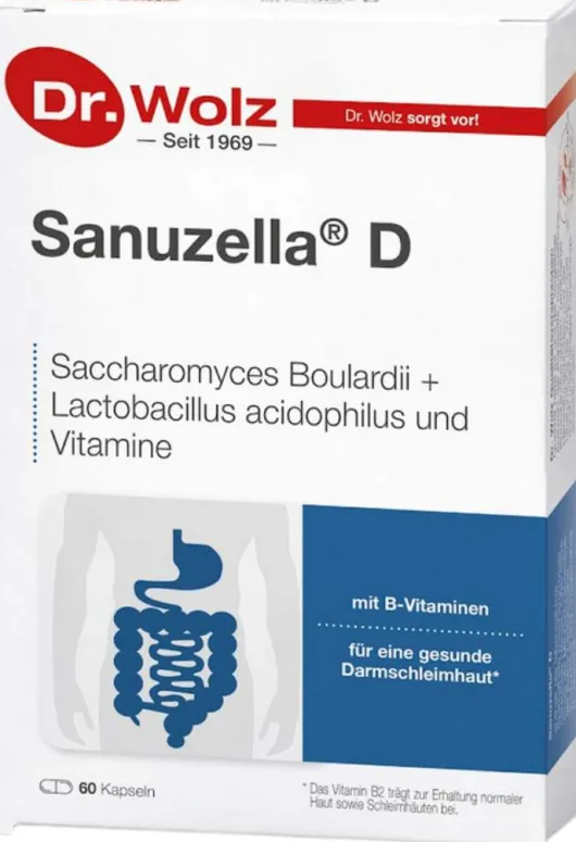 Sanuzella D Zellulose 60 Kapseln