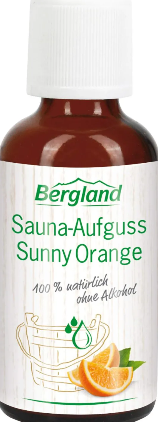 Sauna-Aufguss Sunny Orange Bergland 50 ml