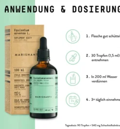 Schachtelhalm Extrakt Kräuter Tropfen alkoholfrei 100 ml