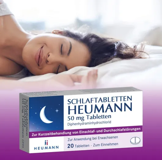 Schlaftabletten Heumann 50 mg 20 Tabletten