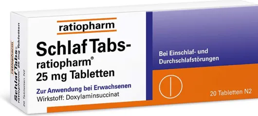 Schlaf Tabs-ratiopharm 25 mg Tabletten