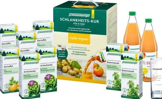 Schlankheits-Kur Apfel-Ingwer