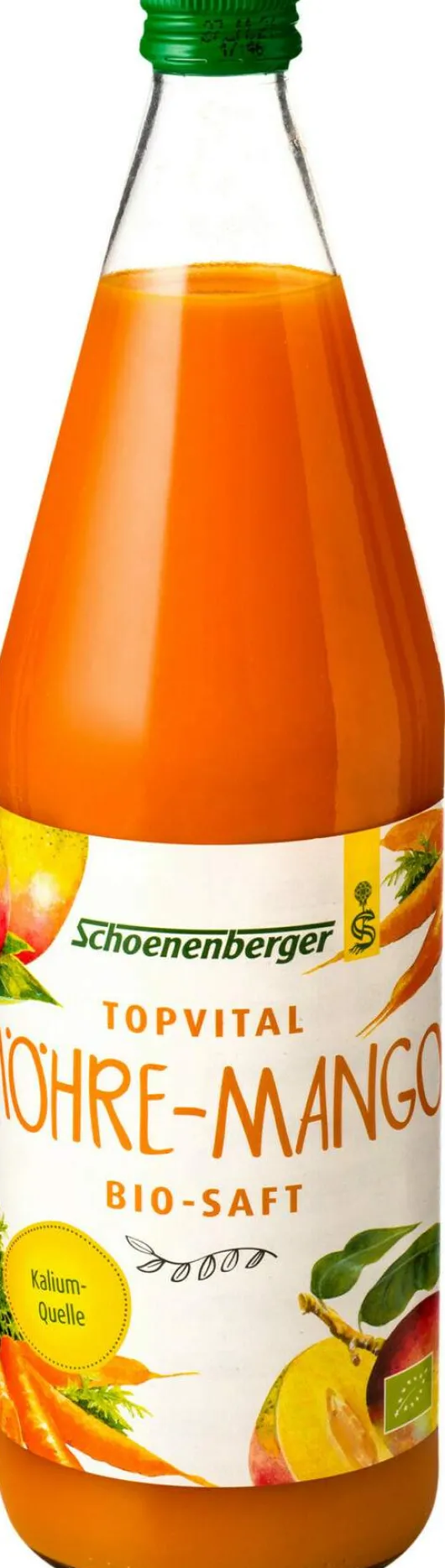 Schoenenberger Topvital Möhre Mango Bio 750 ml Saft