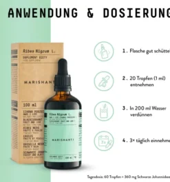 Schwarze Johannisbeere Extrakt Tropfen alkohofrei 100 ml
