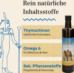 Schwarzkümmel Bio Ägypt. Öl 500 ml