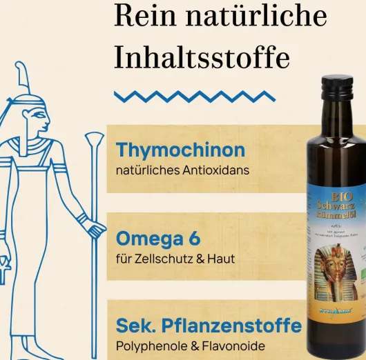 Schwarzkümmel Bio Ägypt. Öl 500 ml