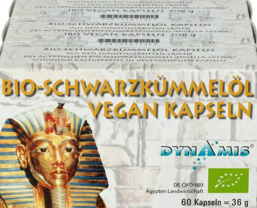 Schwarzkümmel Bio Vegan 180 Kapseln