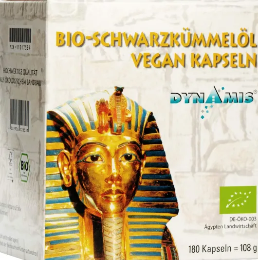 Schwarzkümmel Bio Vegan 180 Kapseln