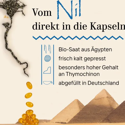 Schwarzkümmel Ägypten Pur 180 Kapseln