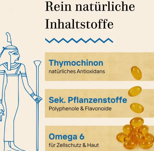 Schwarzkümmel Ägypten Pur 180 Kapseln