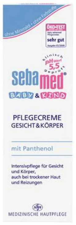 Sebamed Baby und Kind 75 ml Pflegecreme Gesicht und Körper