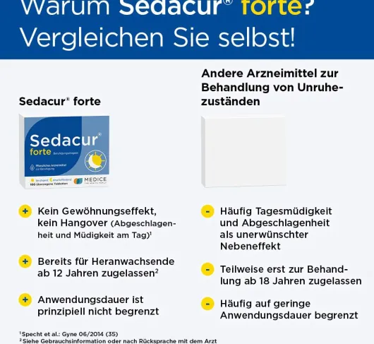 Sedacur forte Beruhigungsdragees 100 Stück