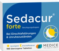 Sedacur forte Beruhigungsdragees 100 Stück