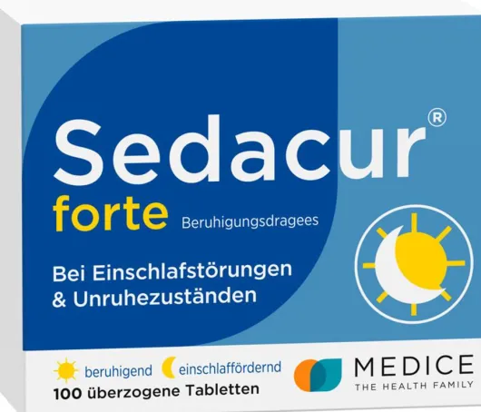 Sedacur forte Beruhigungsdragees 100 Stück