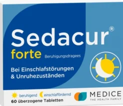 Sedacur Forte Beruhigungsdragees 60 Stück