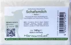 Seifenfreies Waschstück Schafsmilch Natur 140g