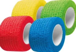 Selbsthaftende Bandage 4er Set, 5 cm x 4 m, farbig sortiert