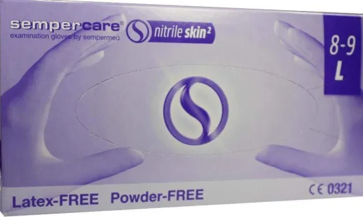 Sempercare Nitrile Skin2 U.Handsch.Puderfr.Gr.L