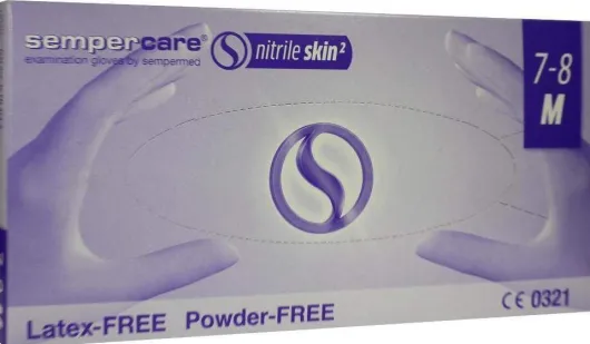 Sempercare Nitrile Skin2 U.Handsch.Puderfr.Gr.M