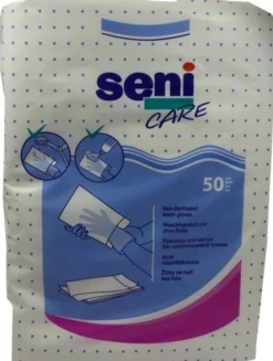 Seni Waschhandschuhe Unfoliert 50 Handschuhe