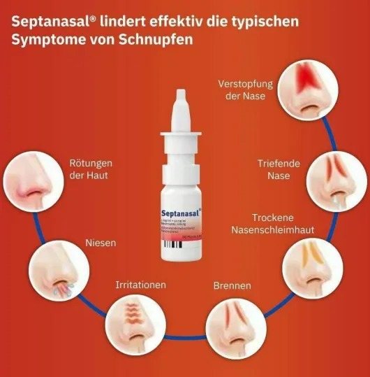 Septanasal 1 mg Je ml + 50 mg Je ml 10 ml Nasenspray