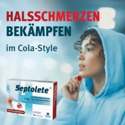 Septolete mit Cola Geschmack 3mg + 1mg 16 Lutschtabletten