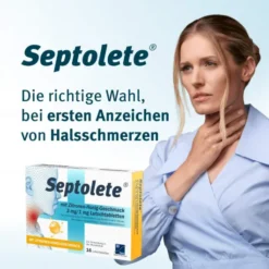 Septolete mit Zitronen-Honig-Geschmack 3 mg je 1 mg 16 Lutschtabletten