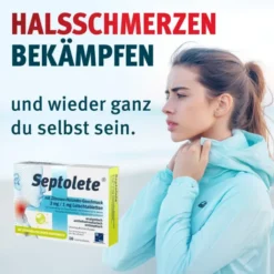 Septolete Zitronen-Holunder Geschmack 3 mg - 1mg 16 Lutschtabletten