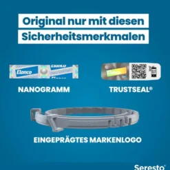Seresto Halsband für Katzen 2 x 1 Stück + gratis Pflegehandschuh