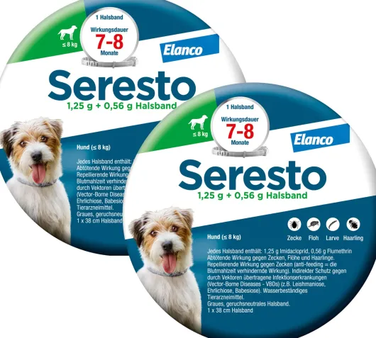 Seresto Halsband für kleine Hunde 2 x 1 Stück