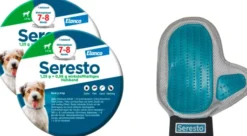 Seresto Halsband für kleine Hunde 2 x 1 Stück + gratis Pflegehandschuh 1 Stück